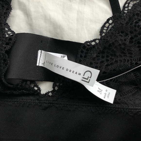 LACE BLACK BRALETTE - Picture 3 of 6